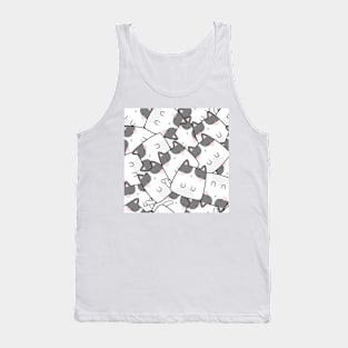 Kawaii Cute Cats Pattern Tank Top